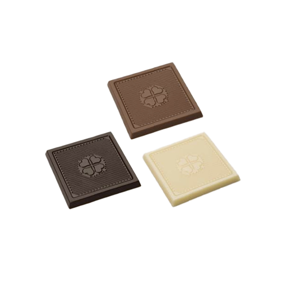 Kare Sütlü Bitter Beyaz Çikolata Dökme Kg Görseli